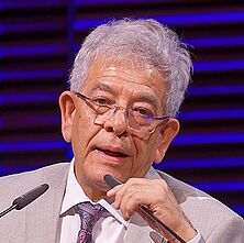 Miguel Ángel Gálvez im Porträt während seiner Dankesrede bei der Verleihung des DRB-Menschenrechtspreises